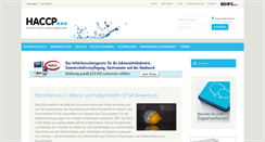Desktop Screenshot of haccp.de