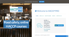 Desktop Screenshot of haccp.pro